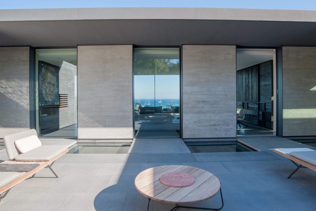 Villa Graves terrace with sea view, St Tropez
