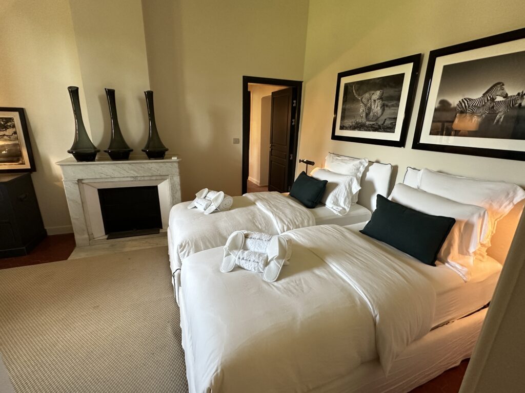 La Bastide des Marres terrace, Ramatuelle villa rental