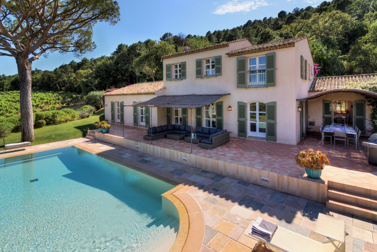 Villa overlooking the Gulf of Saint-Tropez